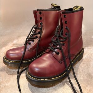Dr. Martens Women's 1460 Cherry Red Combat Boots